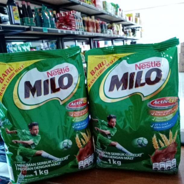 

[[BISA COD]] MILO Actigen Active GO 1KG (Gula Lebih Rendah) / Susu Bubuk Coklat Mal BERKUALITAS Kode