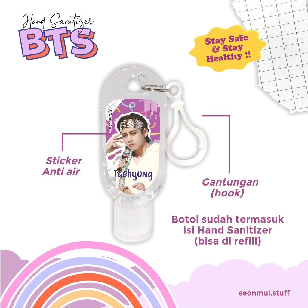 PALING VIRAL!!! HAND SANITIZER KPOP BTS PERMISSION TO DANCE / HAND SANITIZER GEL BTS 30 ml