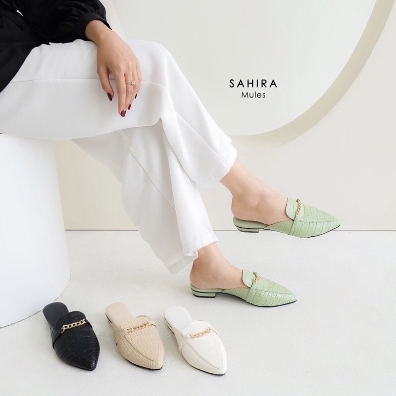 DML SAHIRA SANDAL / SENDAL SORONG MURAH PREMIUM EMPUK NYAMAN / SEPATU SORONG / DAMELIA