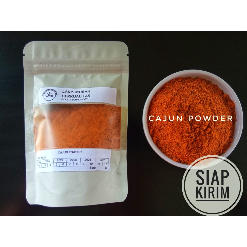 

55 GRAM BUMBU CAJUN MIX SPICES POWDER / CAJUN SEASONING BUBUK PREMIUM QUALITY