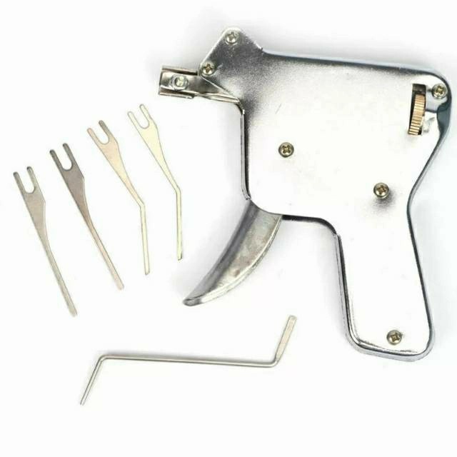 barokah gamis Lock Pick Gun Alat Pembuka Kunci Pintu Gembok otomatis model pistol