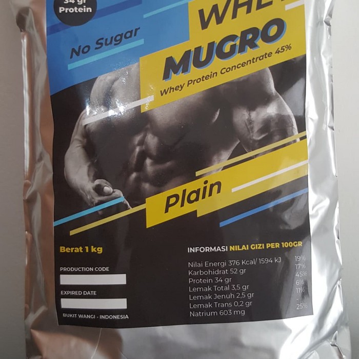 whey protein plain 1 kg