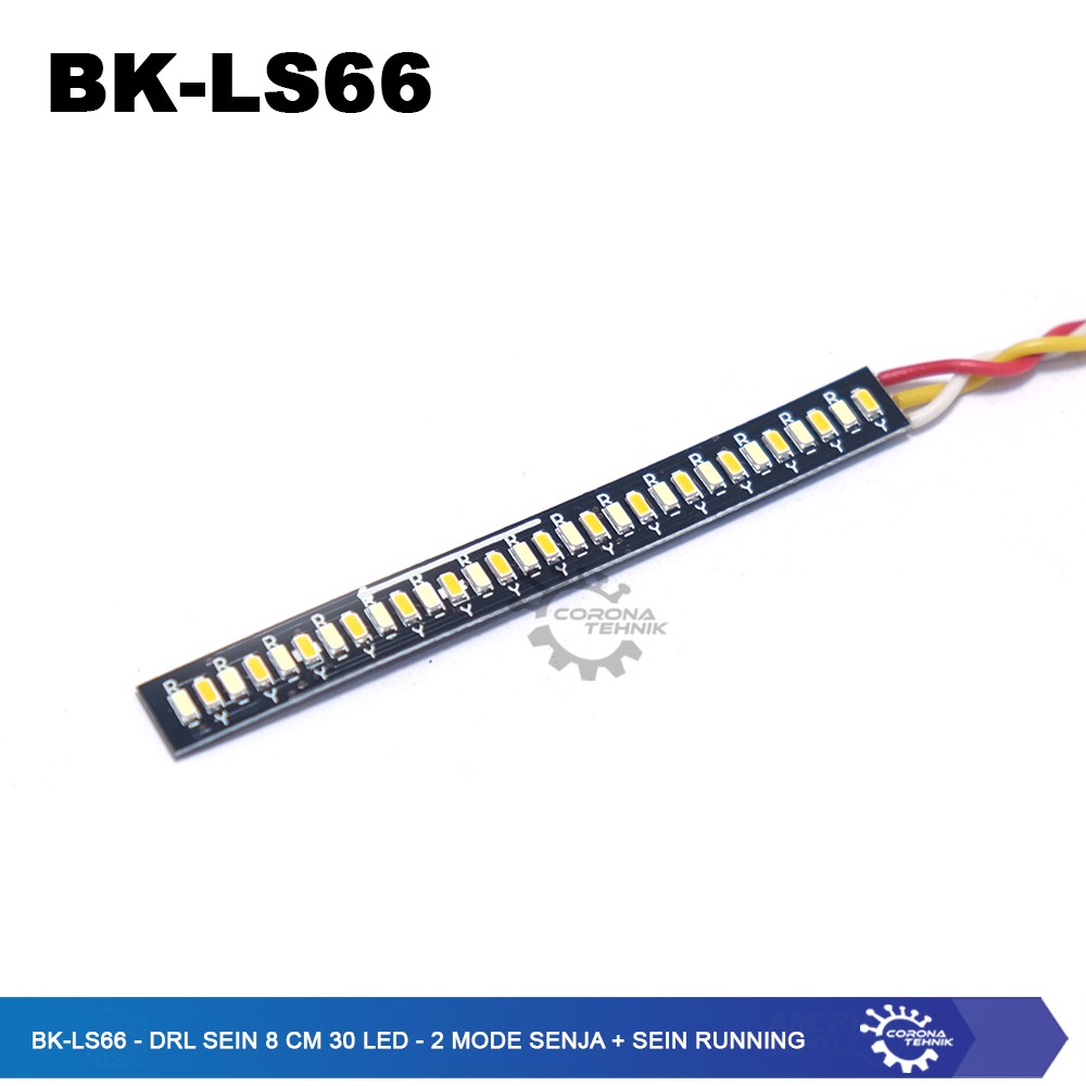 BK-LS66 - DRL Sein 8 cm 30 Led - 2 Mode Senja + Sein Running