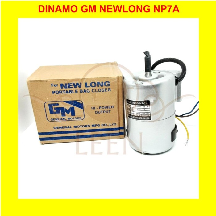 Dinamo GM Newlong NP7A (GENERAL MOTOR) GRADE A Mesin Jahit Karung LEEN