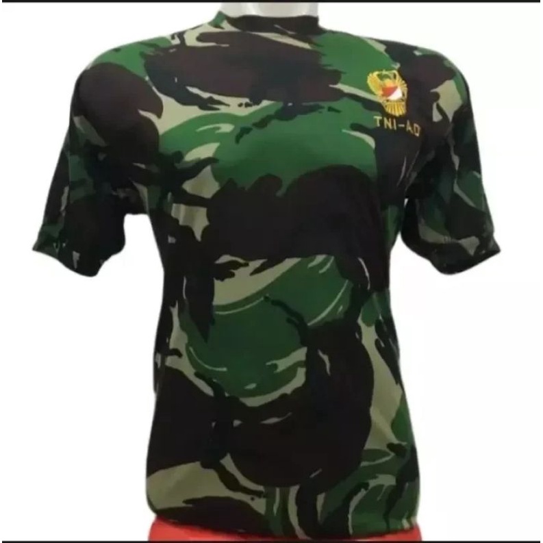 kaos loreng tni ad/kaos lereng bordir tni ad