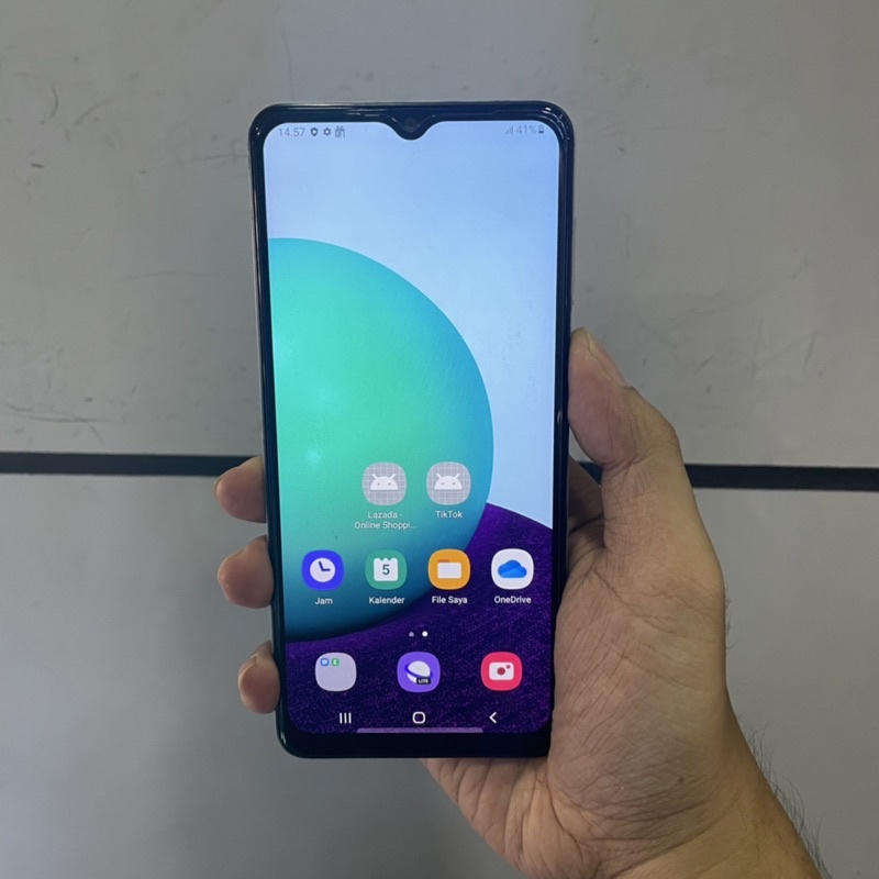 samsung a02 ram 3gb internal 32gb second fullset