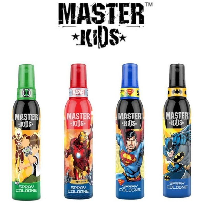 Master Kids Spray Cologne Anak Laki - Parfum Anak Cowok Aroma Buah 100ml Botol Spray