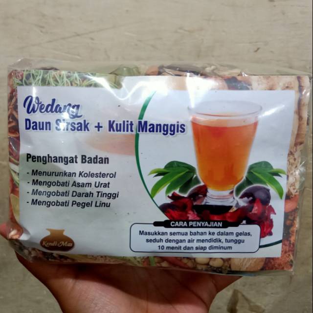 

Wedang daun sirsak & kulit manggis 1 pax isi 10 bungkus