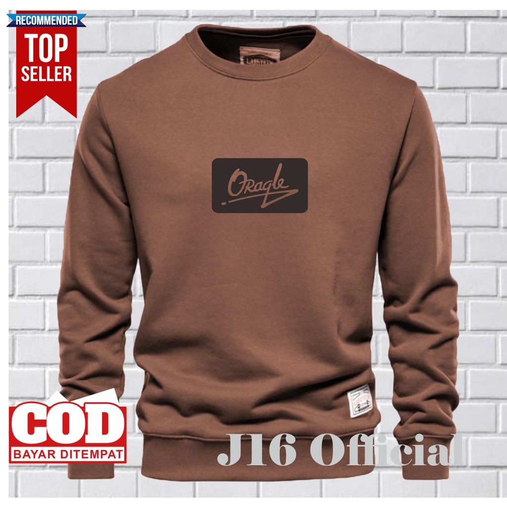 CREWNECK Distro Sweater Oblong Pria Wanita FLEECE TEBAL PREMIUM