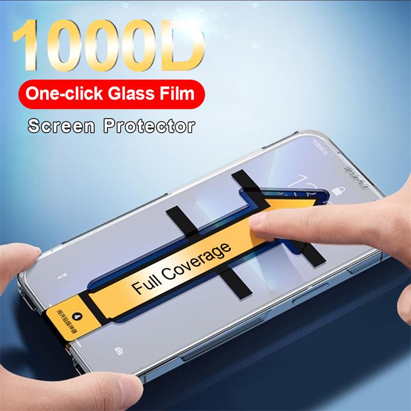 Pelindung Layar Tempered Glass Untuk IPhone 14 13 11 12 Pro X XS Max XR SE2020 7 8 Plus