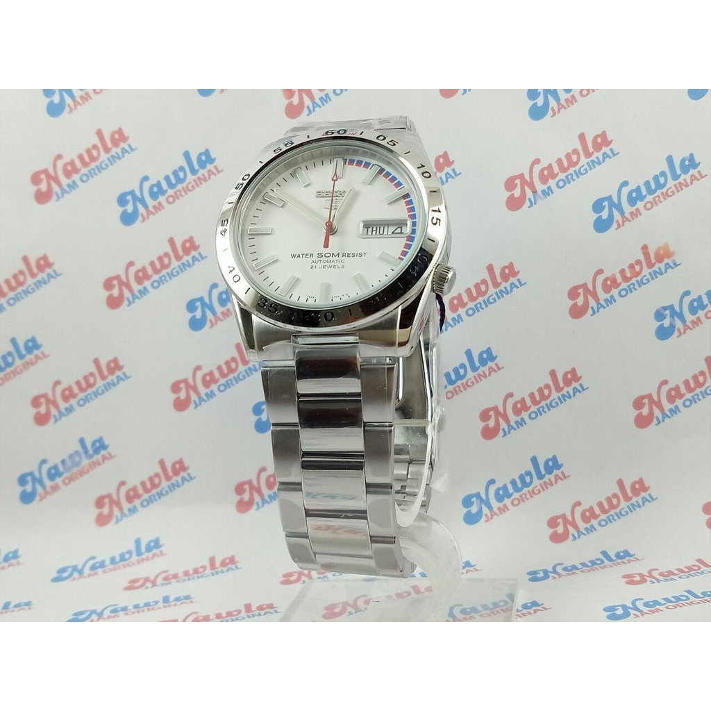 Seiko 5 SNKE07K1 Automatic White Dial | Jam Pria SNKE07