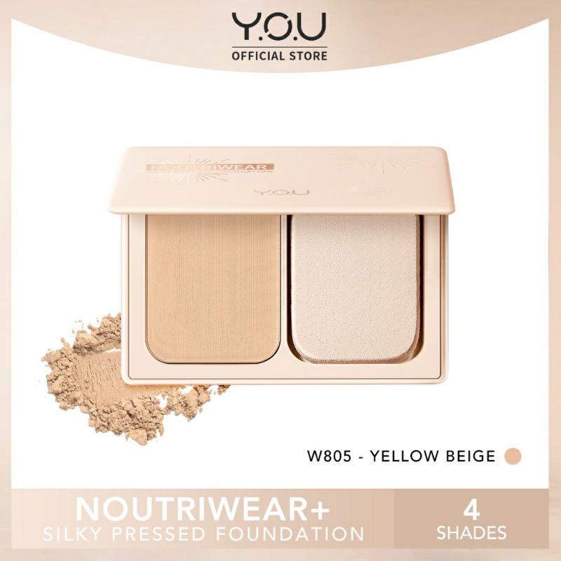 YOU NOUTRIWEAR + SILKY PRESSED FOUNDATION ~ ORIGINAL 100%