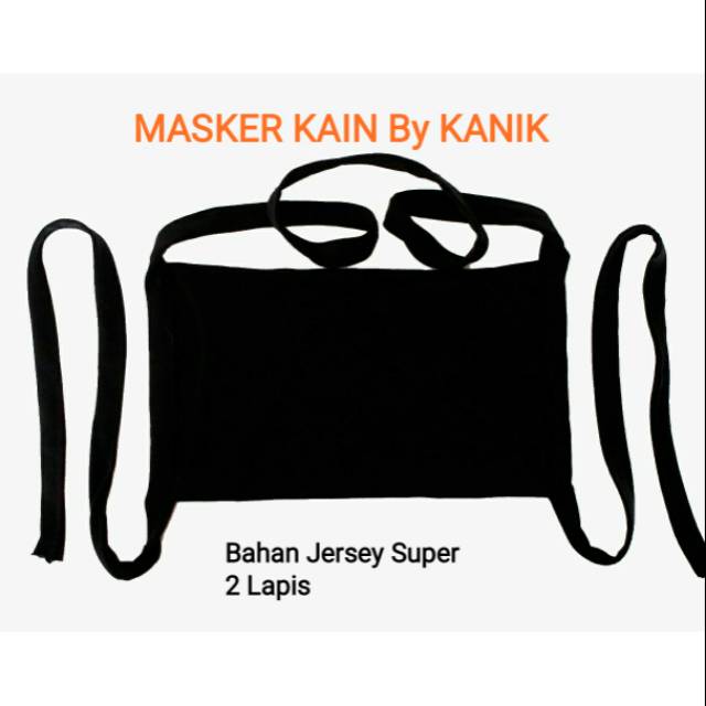 Masker Hijab By Kanik Jersey Super 2 Lapis