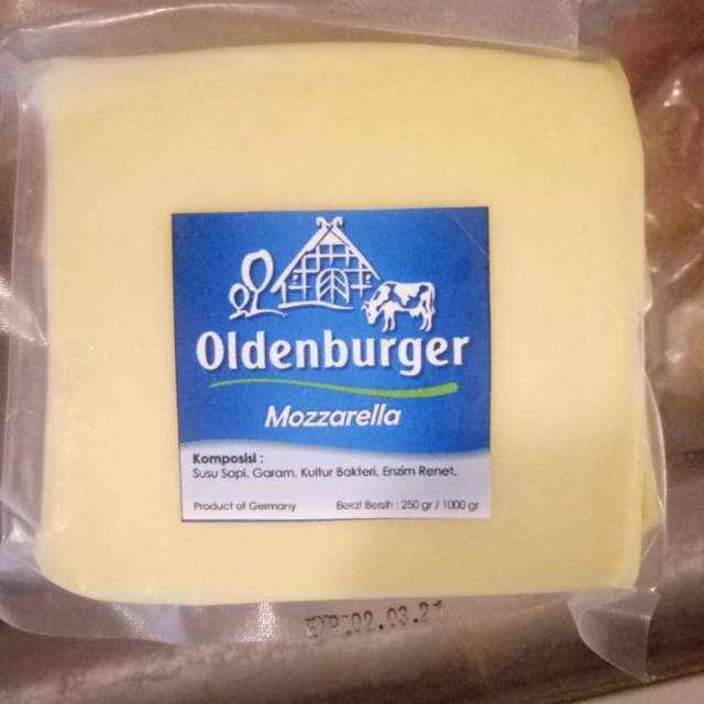 

Keju Mozarella Olden Burger 250gr