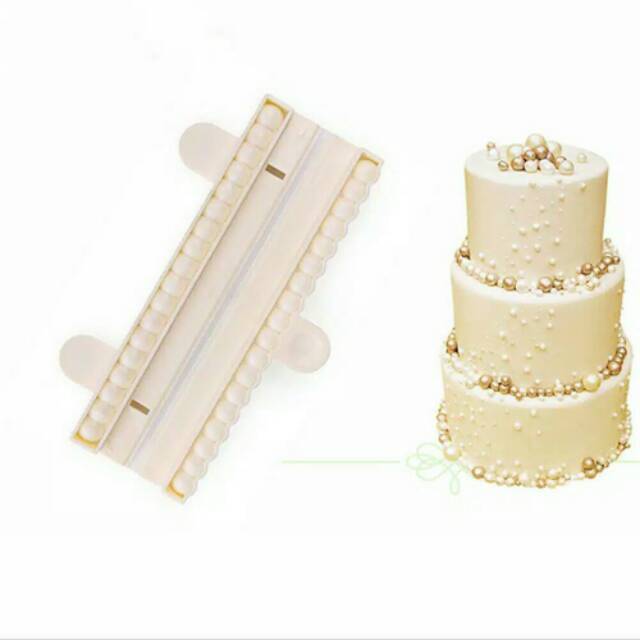 cetakan kue fondant mutiara pearl beads plunger Rolling pin modelling icing silmat huruf duyung ikan