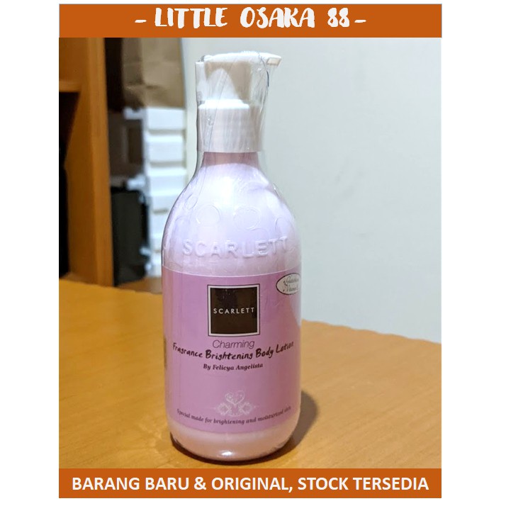 Scarlett Fragrance Brightening Body Lotion Krim Badan 300 ml