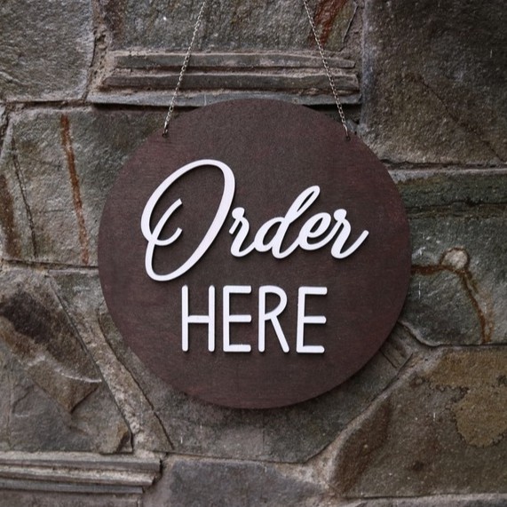 Sign Board | Order Here