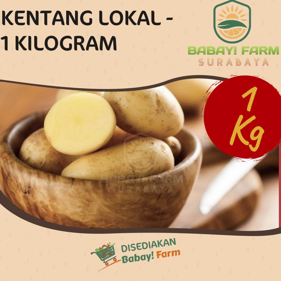 

Kentang Lokal Segar 500 gr / 1 kg