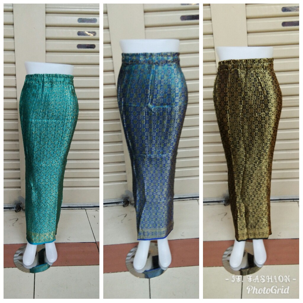 SB Collection Rok Plisket Melia Maxi Panjang Jumbo Batik Wanita