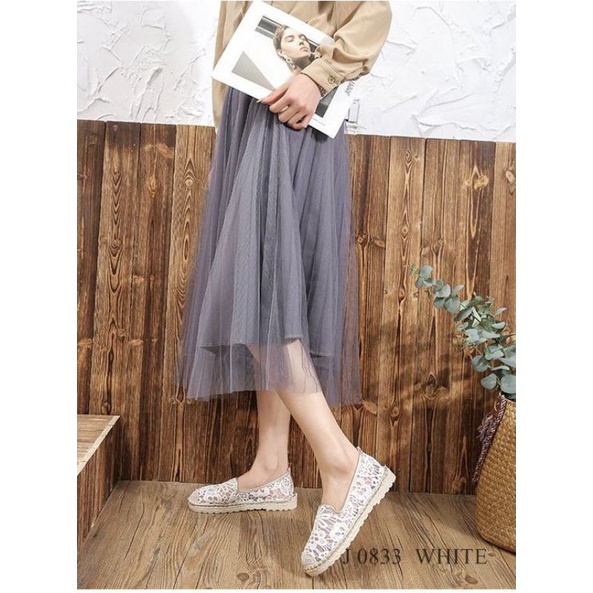 SEPATU WANITA LOAFERS BROKAT ANGELITA 0833