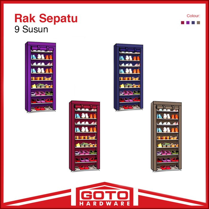  Rak  Sepatu 4 Susun Payung Holder Mudah Bongkar  Pasang  