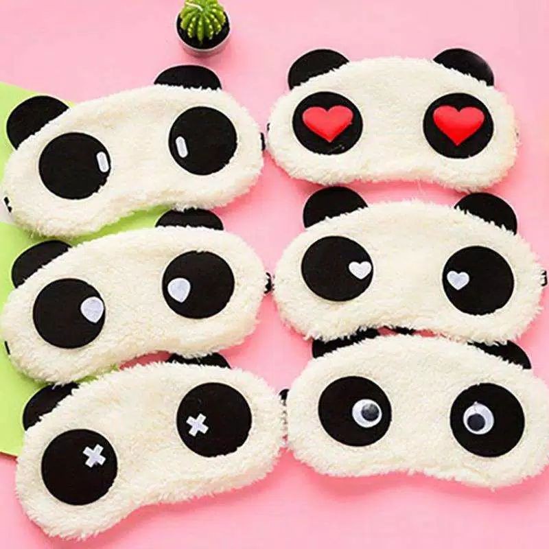 Penutup Mata Tidur Karakter Panda Sleeping Mask Eye Import Penutup Mata Wanita