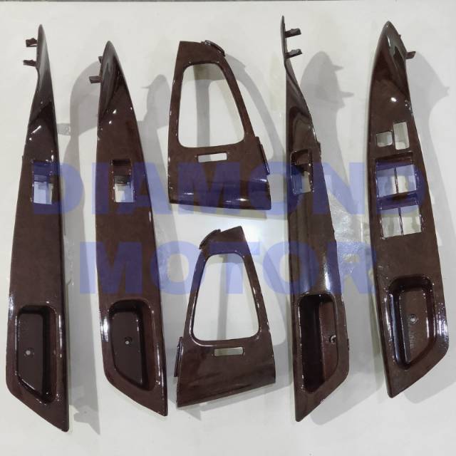 Wood Panel Wood 6pc Model Ganti Copot Toyota Innova 2004 2005 2006 2007 2008 2009 2010 2011 2012 201