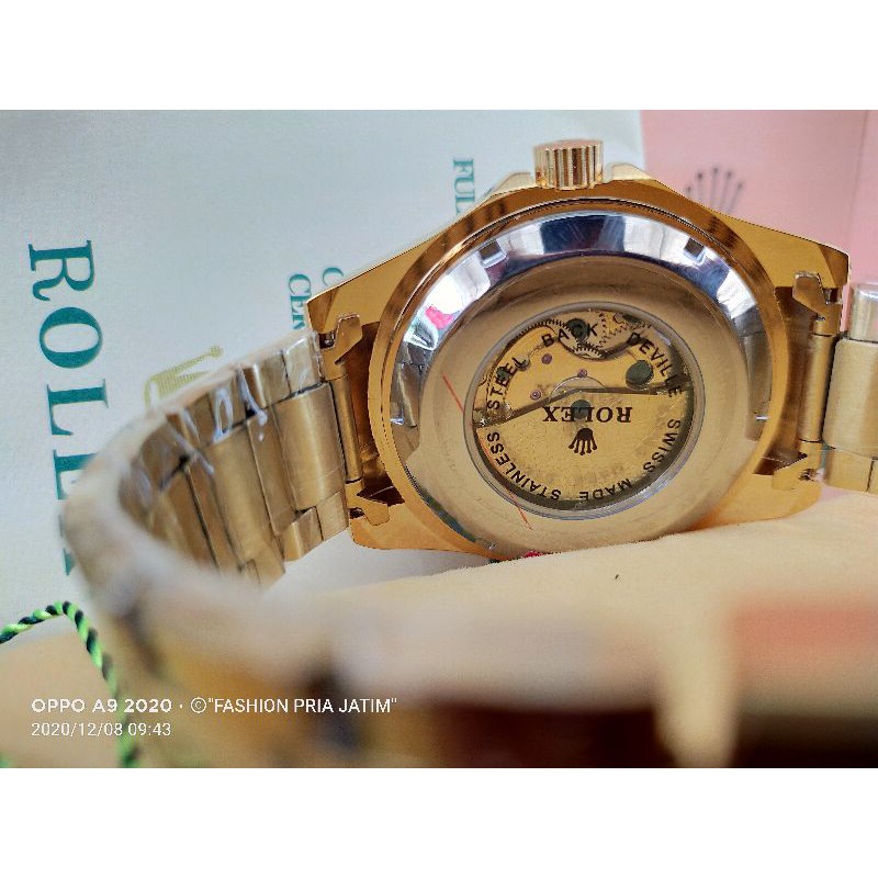 JAM ROLEX AUTOMATIC PRIA SUPER COD BAYAR DITEMPAT