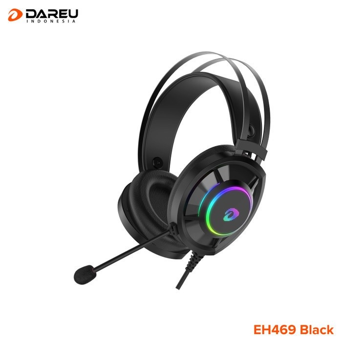 Dareu EH469 Mirror RGB Gaming Headset Pink Kitty Ears / Black