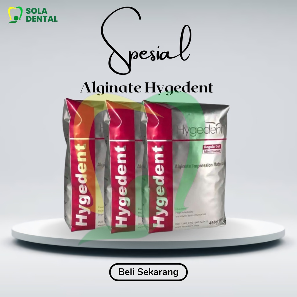 Alginate Hygedent Dental / Alginate Hexalgin / Alginate Bahan Cetak Gigi / Bahan Cetak Alginate