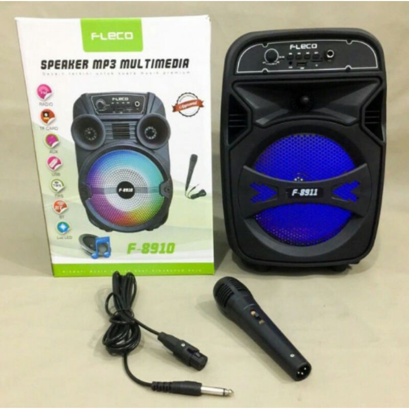 Cod Speaker Mitting/Speaker Karaoke/Speaker Bluetooth/Speaker Besar Fleco Murah