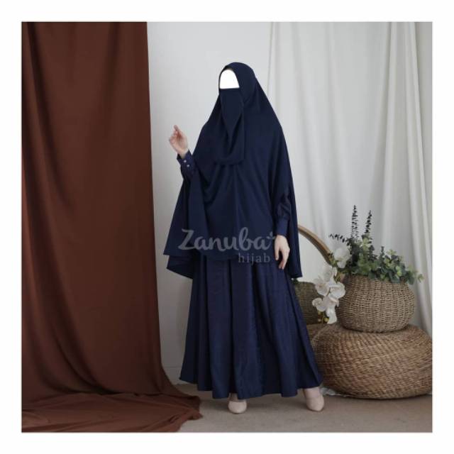 Zanuba Hijab Emerald Jacquard Emboss Set