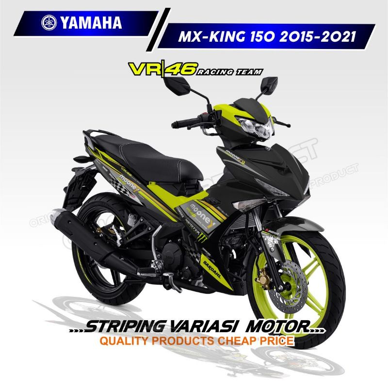STRIPING STICKER VARIASI MX KING NEW 150 LIVERY MOONEY VR46