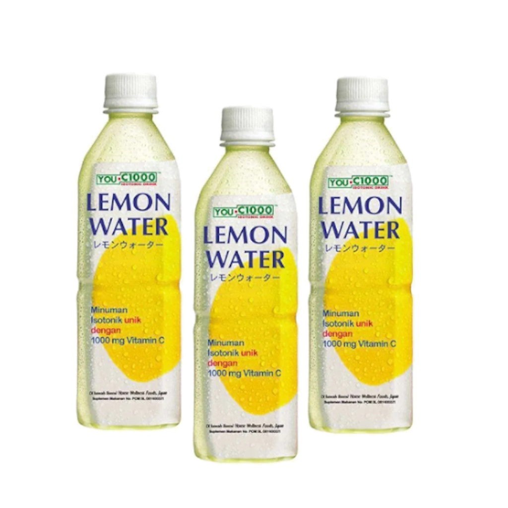 

YOU C-1000 Lemon Water Kemasan 500 ml [ 3 BOTOL ]