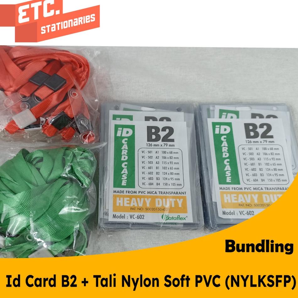 

Free Shipment Paket Bundling Id Card B2 + Tali Nylon Soft PVC (NYLKSFP)