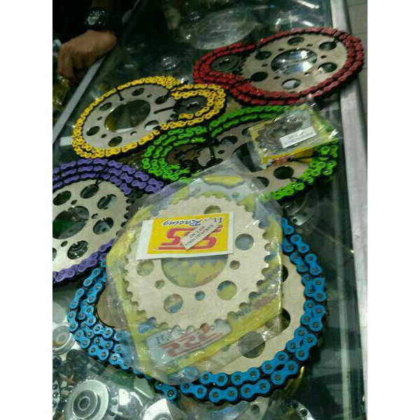 Gir Sss Ninja R / RR Rantai Osaki 415 Thailand / Gear Set Sss Ninja