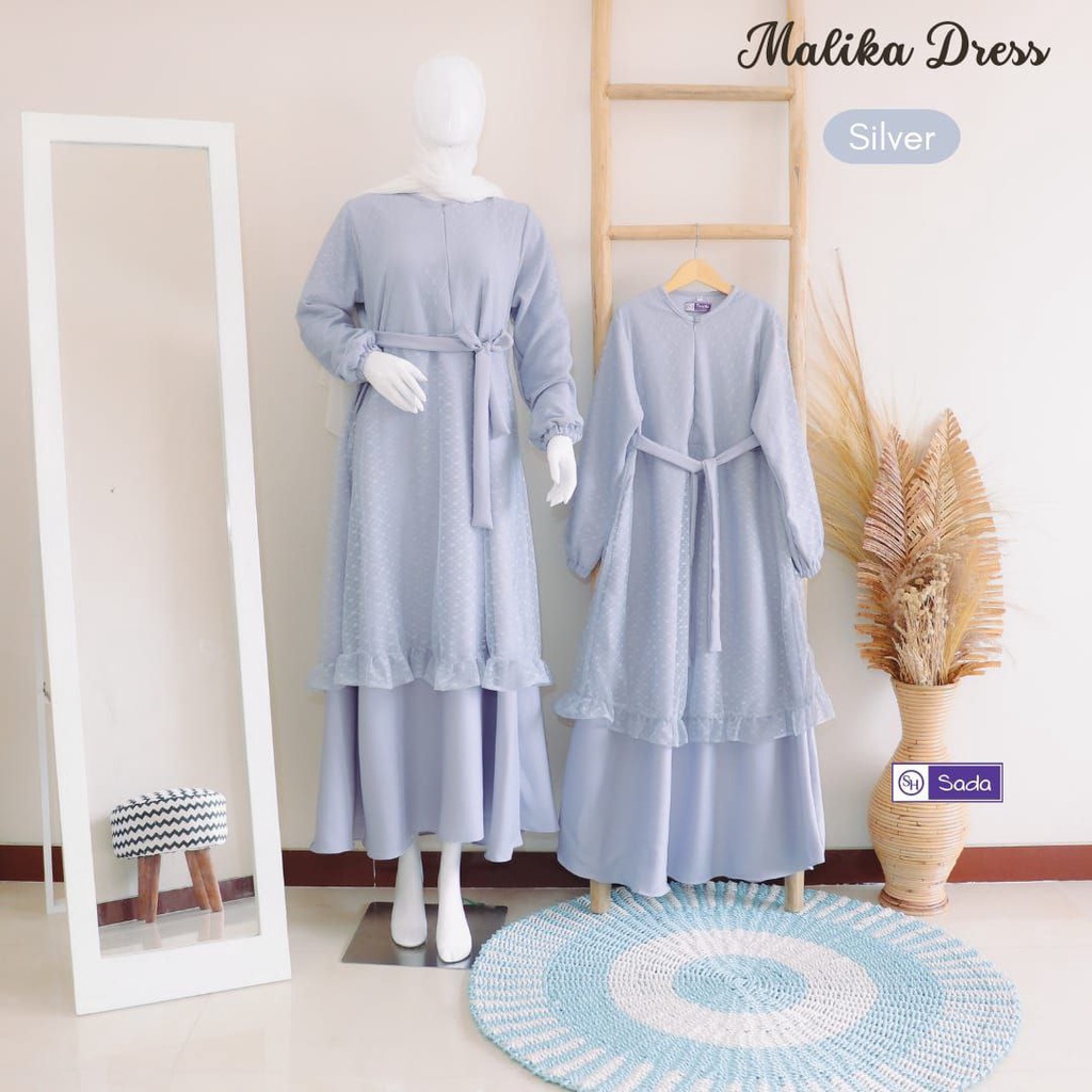 Malika dress | Zoya dress | by Sada SH | gamis fenomenal syari | gamis pesta | gamis brukat | busui friendly