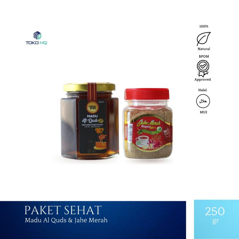 

Toko MQ Paket Madu Al Quds 250 gr + Jahe Merah 150 gr