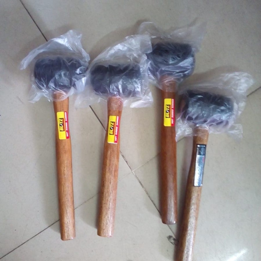 PALU KARET JUMBO / PALU KARET 200 GRAM/PALU KACA KERAMIK JELLY RUBBER MALLET /PALU TUKANG KACA KARET