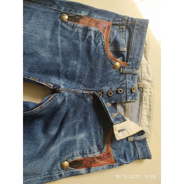 celana jeans cowok vintage selved