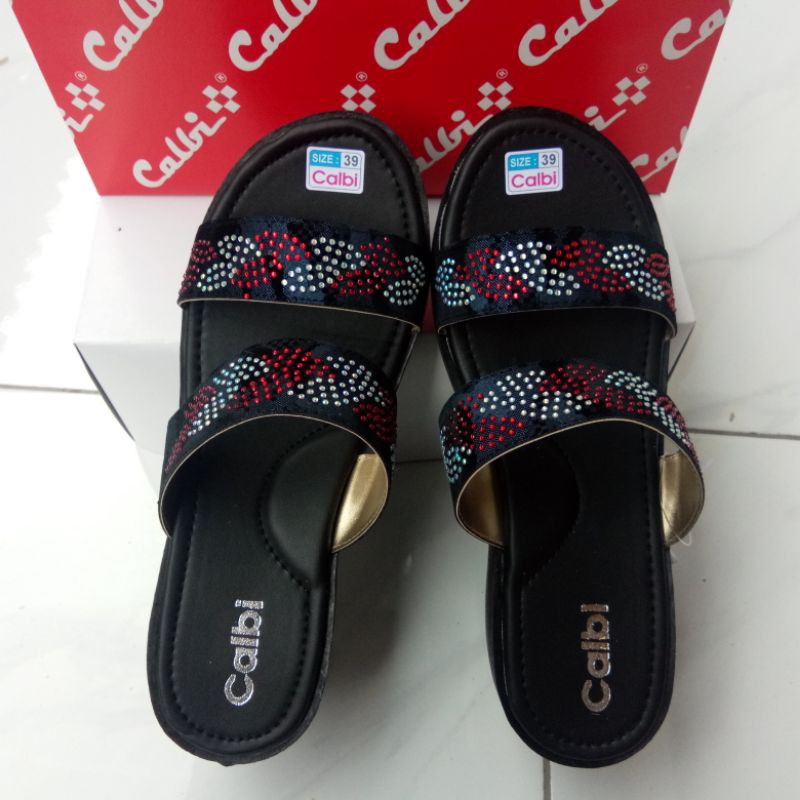 Sandal Wedges Calbi Slop Ban 2 Kepang