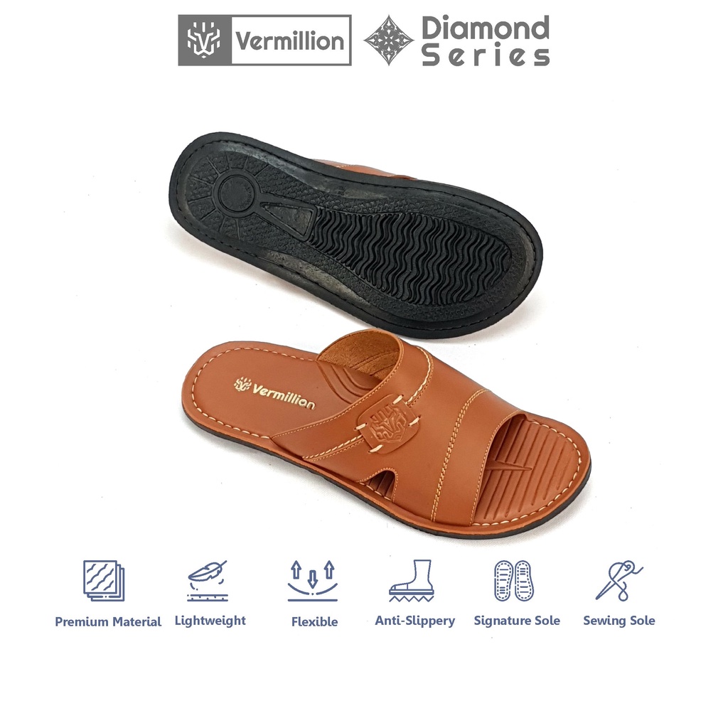 Sandal Slop Pria Sandal Kulit Pria Slop Sandal Jepit Sandal Pria Kekinian Sandal Anti Slip Pria Sandal Pria Sandal Pria Karet Sandal Pria Casual - Druid