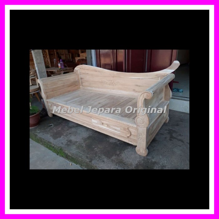 Daybed Jati - Bale Bale Jati Mentahan Mebel Jepara Murah