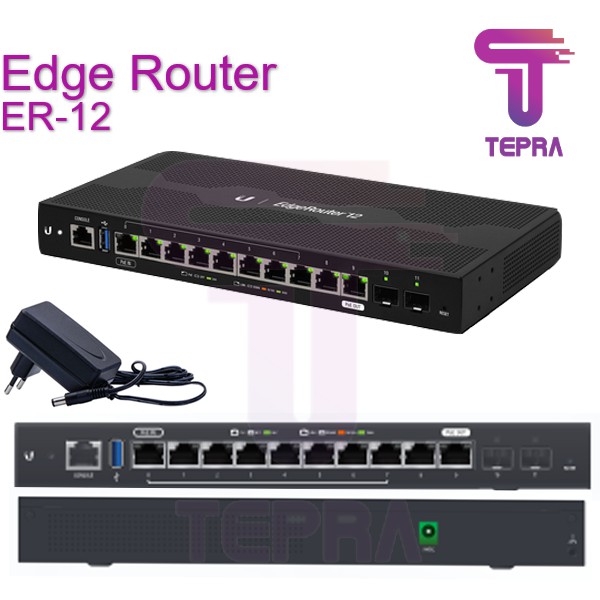 Ubiquiti ER-12 Edge Router 10Port + 2Port SFP Gigabit