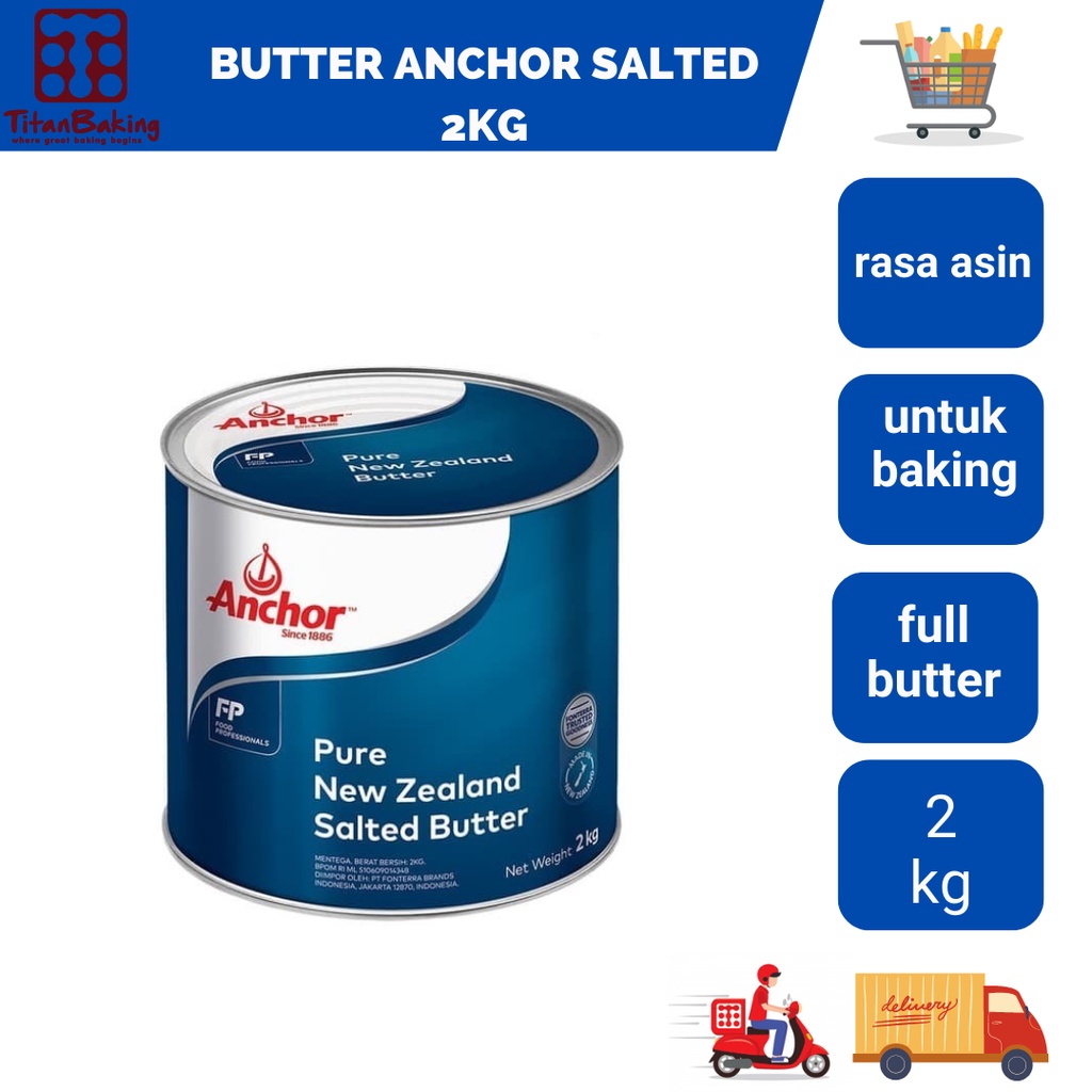 

Butter Anchor Salted 2 Kilogram Kaleng