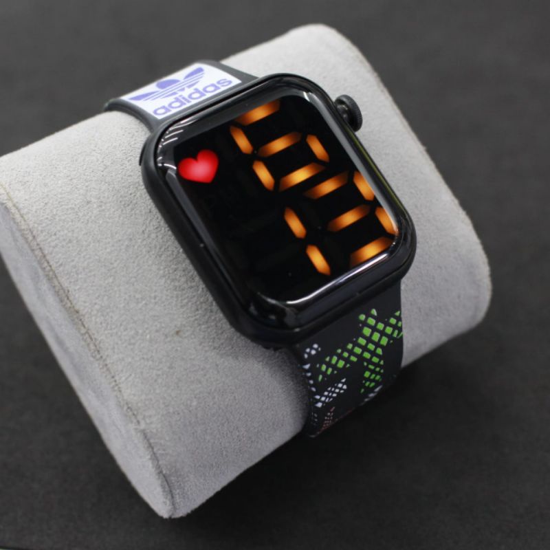 JAM TANGAN TERBARUU DAN TERLARISS✅Adidas Led Watch,Rubber Strap