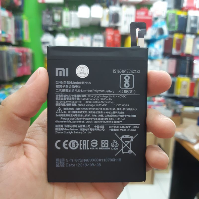 Xiaomi BN48 Baterai Redmi Note 6 Pro BN-48 Original 100% Garansi 1 Bulan