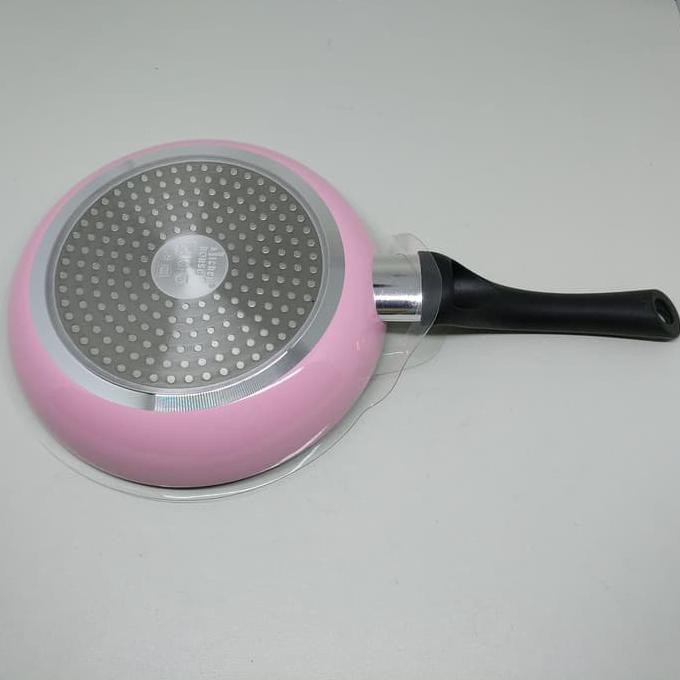Kitchen House Cyprus Fry Pan Pink Induction Teflon Induksi 20Cm 20 Cm - Terbaik 