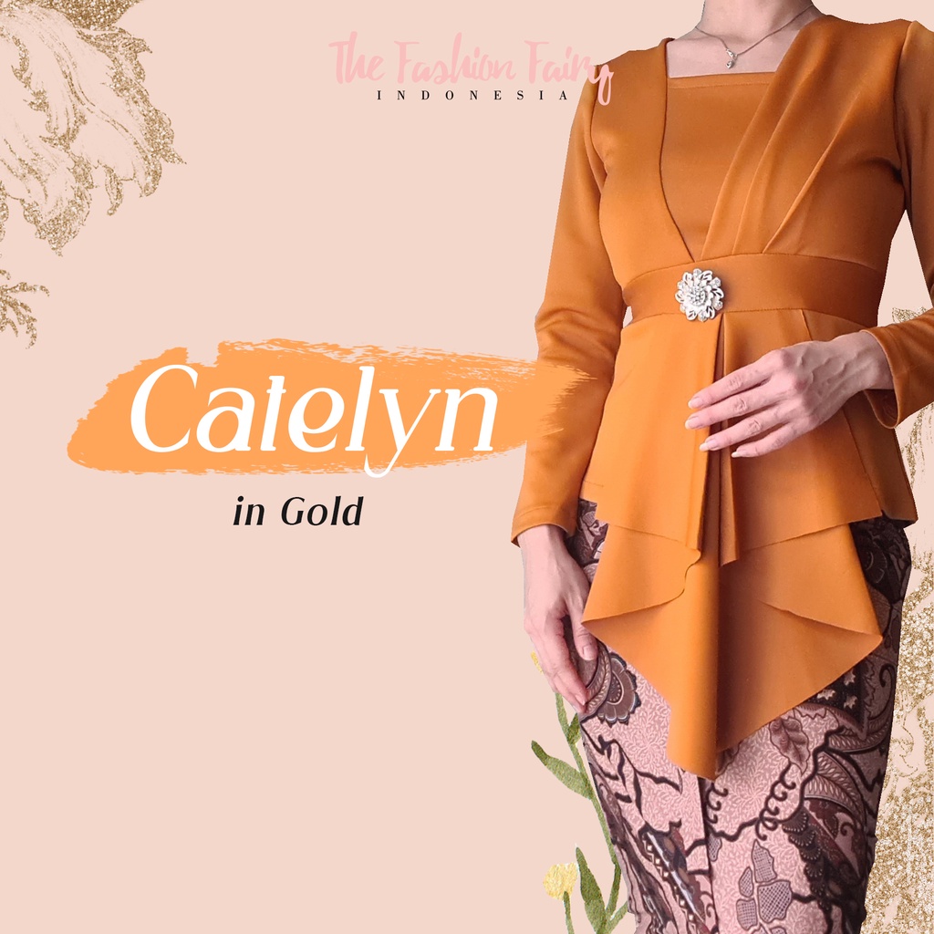 CATELYN BLOUSE SCUBA WANITA