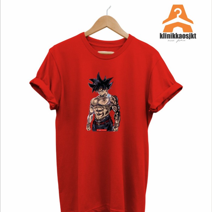 KAOS - BAJU DRAGON BALL GOKU TRAINING HARD FANS - TSHIRT DRAGON BALL